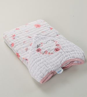 Toalha Soft com Capuz Bordado 80 x 90cm