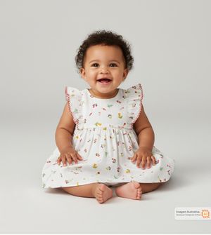Vestido com Calcinha Floral
