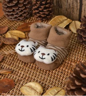 Meia Antiderrapante com Bichinho - Gato