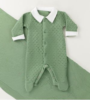 Saída Maternidade Tricot Detalhes