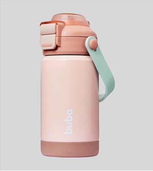 Garrafa Térmica com Bico e Canudo 360ml Blush