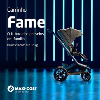 Carrinho Fame + Bebê Conforto Pebble 360 Pro² com Base FamilyFix 360 Pro