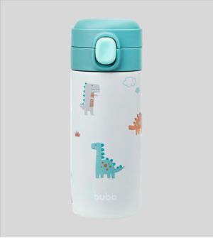 Garrafa Térmica com Canudo 320ml Magic Dino