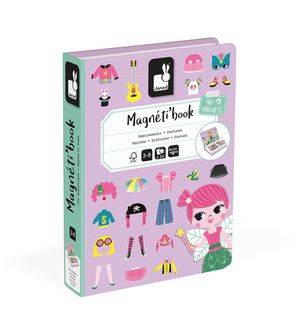 Livro Magnético Disfarces 46 peças Janod