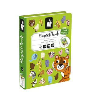 Livro Magnético Animais 30 peças Janod