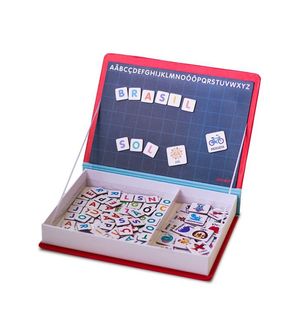 Livro Magnético Alfabeto 142 peças Janod