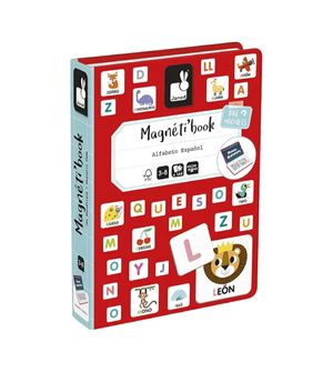 Livro Magnético Alfabeto 142 peças Janod