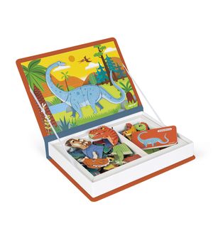 Livro Magnético Dinossauros 40 peças Janod