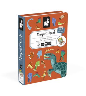 Livro Magnético Dinossauros 40 peças Janod