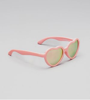 Óculos de Sol Coração Espelhado Rosa