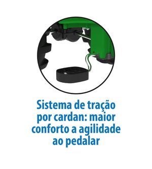 Trator Passeio & Pedal Verde Bandeirante