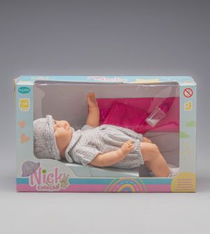 Boneca Nick Cuidados do Bebê