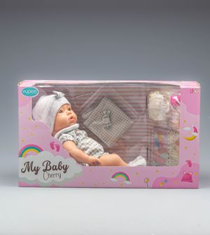 Boneca Cuidados do Bebê My Baby Cherry