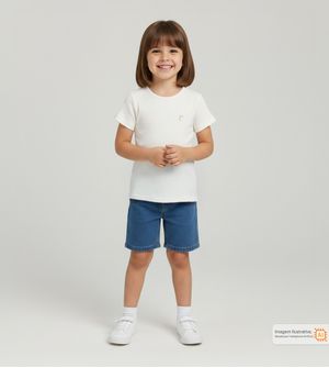 Blusa Básica Canelada Off White