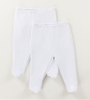 Culote Fio Egípcio com 2 unidades Branco