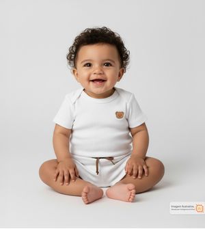Conjunto Body/Shorts Suedine Comfy Branco