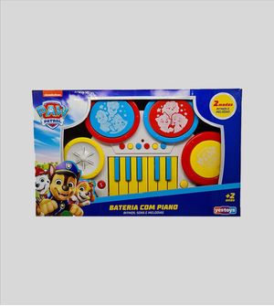 Bateria com Piano Patrulha Canina
