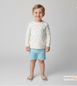 Camiseta de Praia/Piscina Diversão UV50+