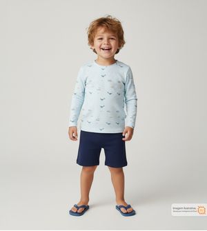 Camiseta de PraiaPiscina Barcos UV50+