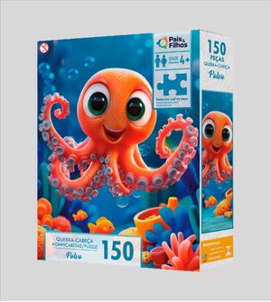 Quebra Cabeça Polvo 150 peças