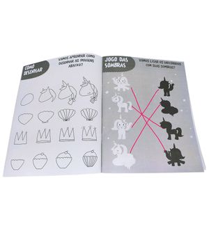 Livro Diversão que Gruda - Unicórnios