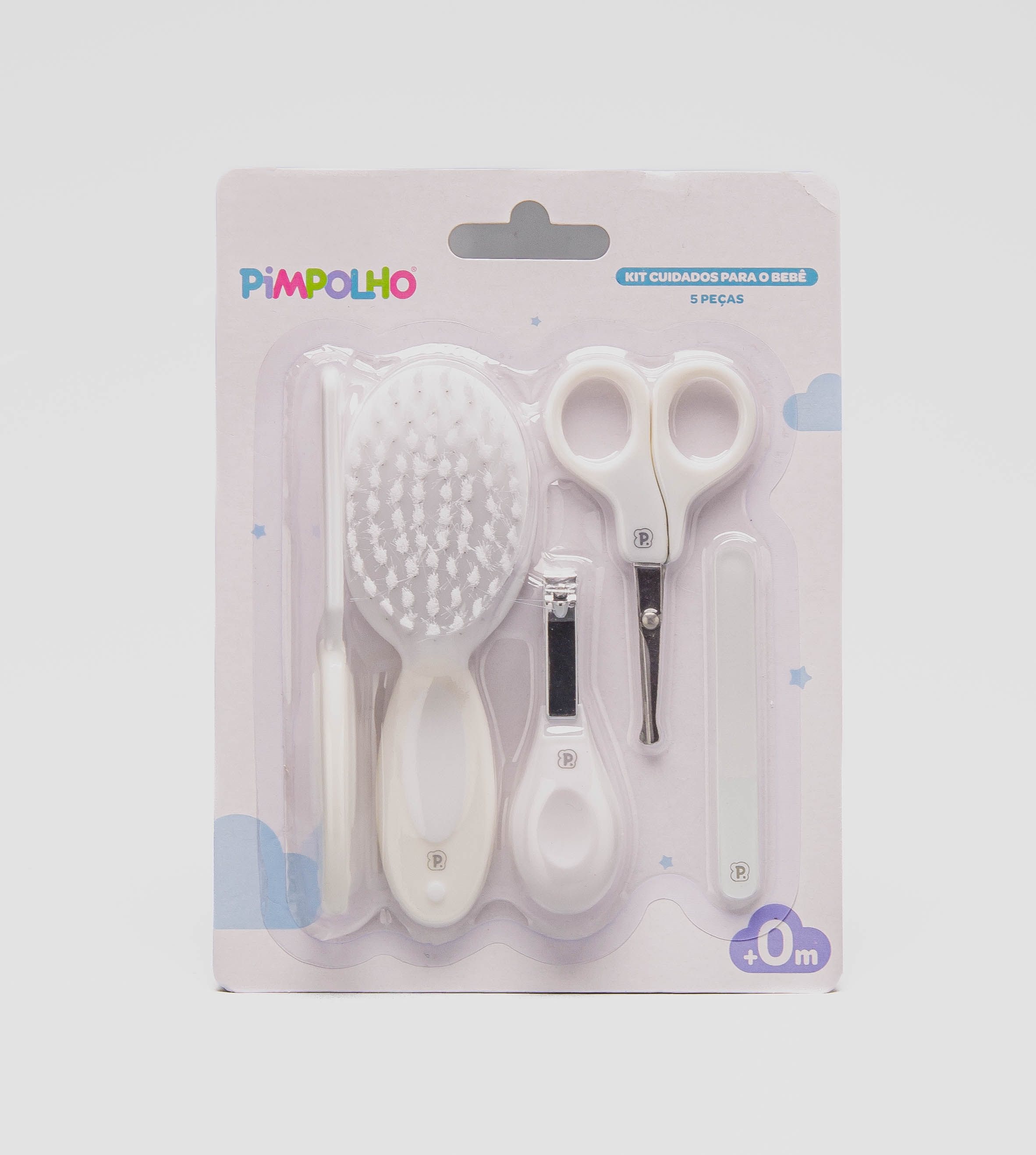 Kit Cuidados para o Bebê com 5 itens Branco - Alô Bebê - Loja Oficial