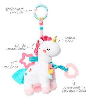 Pelúcia de Atividades Musical Magic Unicórnio