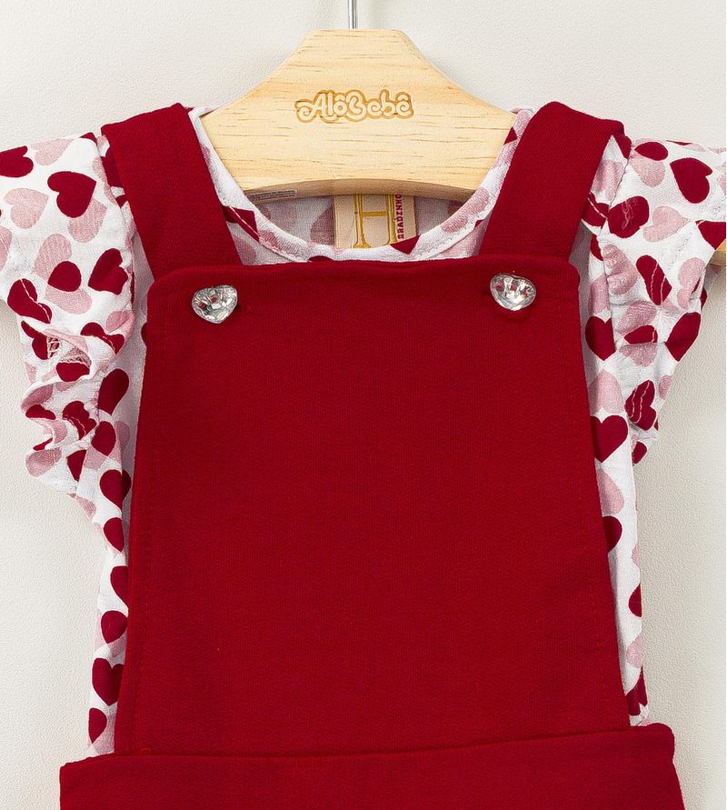 Jardineira-Blusa