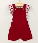 Jardineira-Blusa
