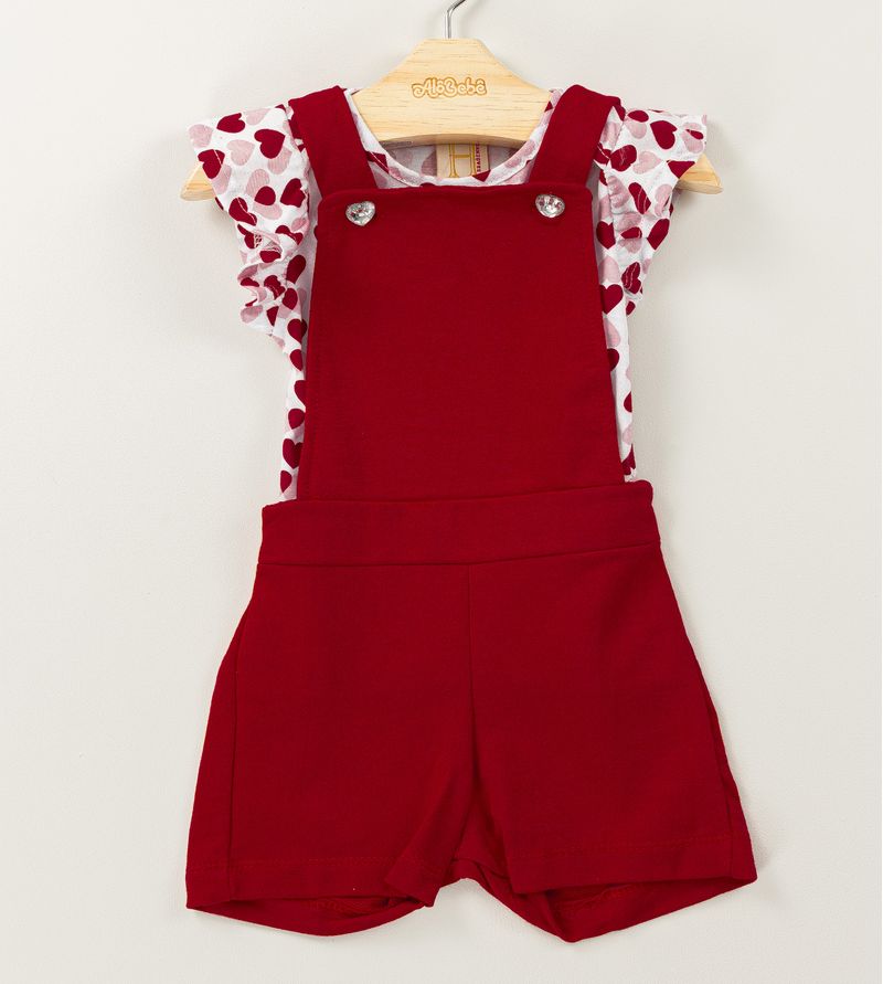 Jardineira-Blusa