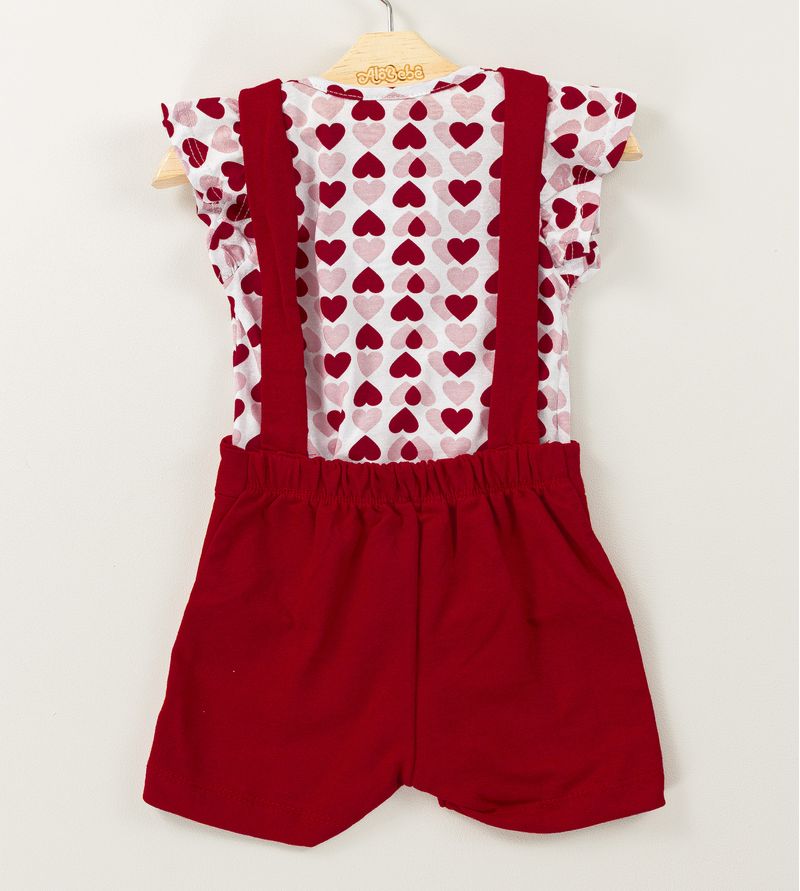 Jardineira-Blusa