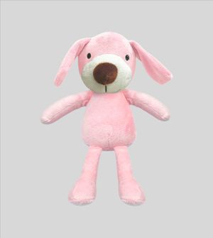 Minha Primeira Pelúcia Cachorro Rosa