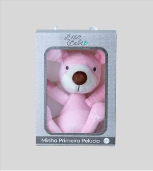 Minha Primeira Pelúcia Cachorro Rosa
