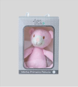 Minha Primeira Pelúcia Urso Rosa