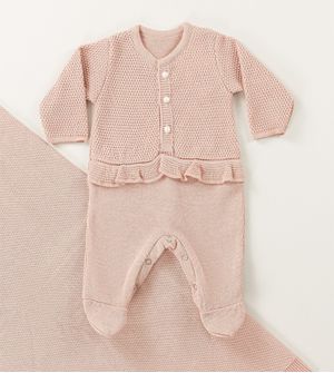 Saída Maternidade Tricot Delicada