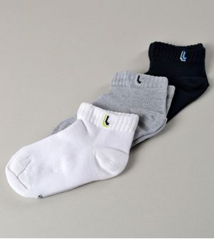 Kit Meia Kids Cano Médio com 3 Pares - 02725/089/910