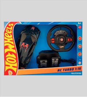 Carrinho de Controle Remoto RC Turbo 1:16 Hotwheels