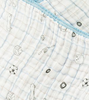 Toalhão de Banho Com Capuz Esporte Xadrez 105x85cm