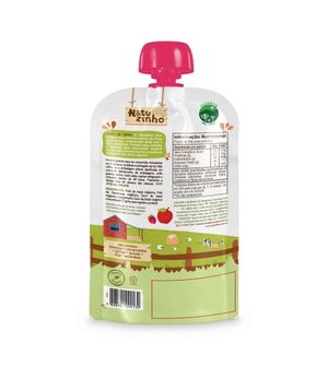Papinha Orgânica Natuzinho Framboesa & Maçã 99g