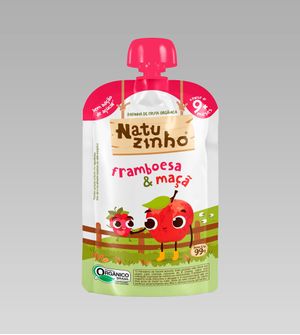 Papinha Orgânica Natuzinho Framboesa & Maçã 99g