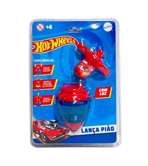Lança Pião Hot Wheels