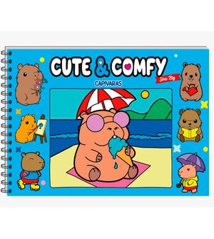 Livro Cute & Comfy Série Big Capa Dura - Capivaras