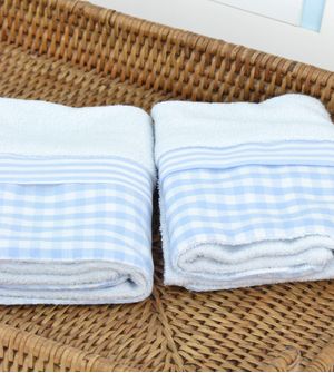 Kit Pano de Boca Plush Xadrez com 3 peças