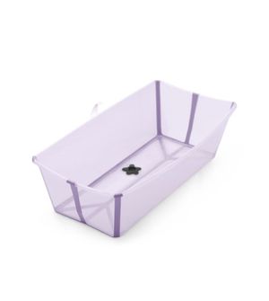 Banheira Flexível Transparente Lavanda XL Plug Térmico Stokke