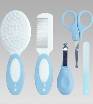 Kit Higiene para Bebê com 5 itens e Nécessaire Azul - 8801