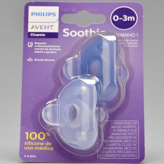 Chupeta Soothie de 0 á 3 meses com 2 unidades SCF099/01