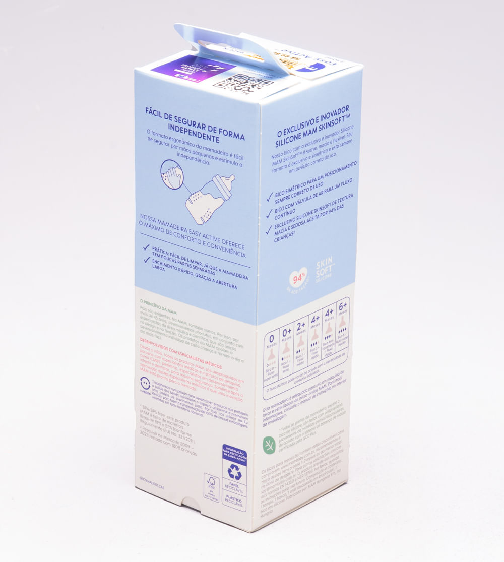 Mamadeira Easy Active 330ml - Alô Bebê - Loja Oficial