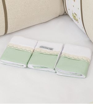 Kit Pano de Boca Plush Atoalhado com 3 peças