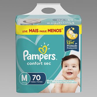 Fralda Pampers Confort Sec Bag