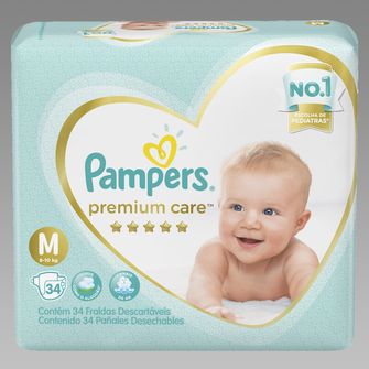 Fralda Pampers Premium Care Mega
